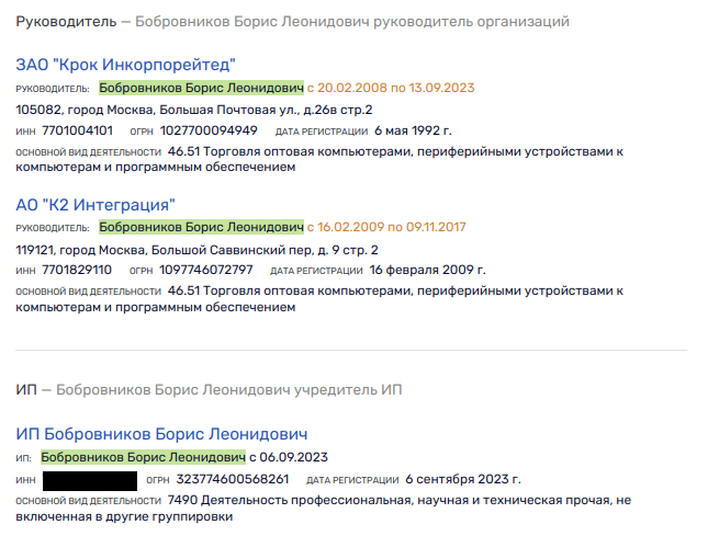 Потанин наделал в IT, Бобровников в доле?